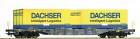 76920 Roco Flat car with 2 containers Dachser